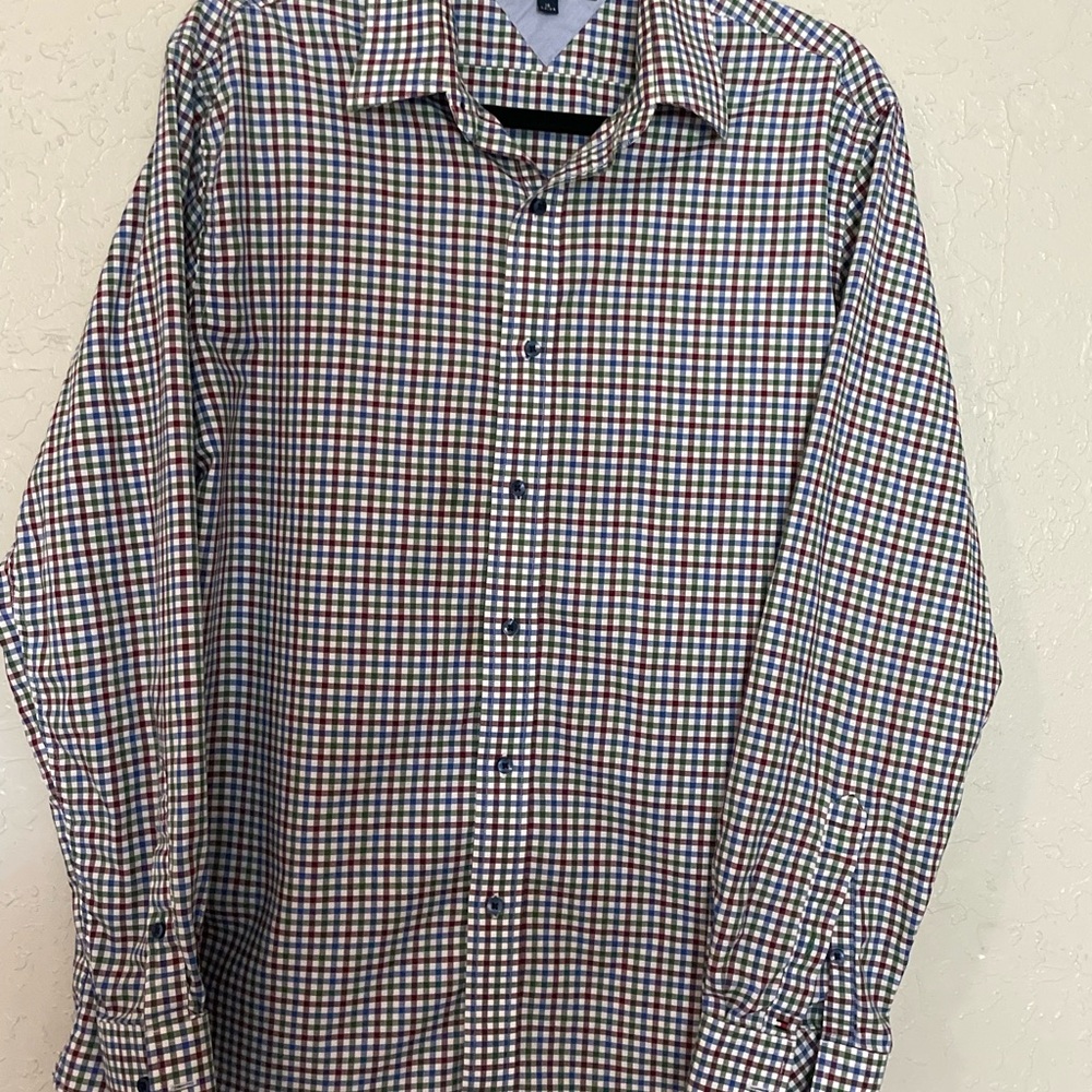 Tommy Hilfiger Men's Colorful Plaid Button-Down Shirt